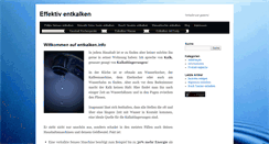 Desktop Screenshot of entkalken.info